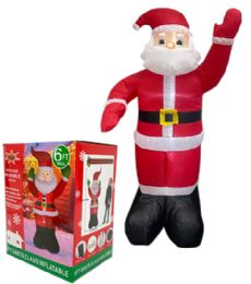 18 of 6ft Santa Claus Inflatable W Led Light