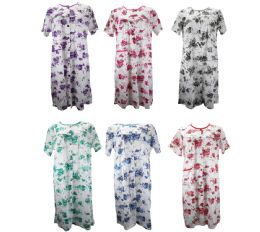 24 of Woman Floral Print Gown