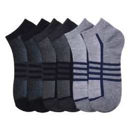 432 Pairs Power Club Spandex Socks (brave) 10-13 - Mens Ankle Sock