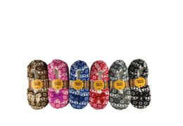 12 Pieces Woman Sock Slippers Snowflake Design - Women's Slippers