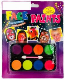 12 of Halloween Face Paint Kit Set