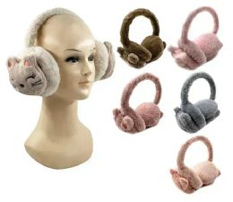 24 of Womens Fuzzy Winter Cat Earmuffs