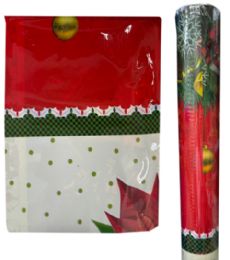 4 Pieces Xmas Style 25yd Table Cover Pvc - Christmas Decorations