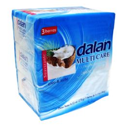 24 Packs 3.17oz 3 Pack Dalan Soap Coconut & Milk - Soap & Body Wash