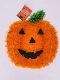 12 of Halloween Pumpkin Tinsel Decoration