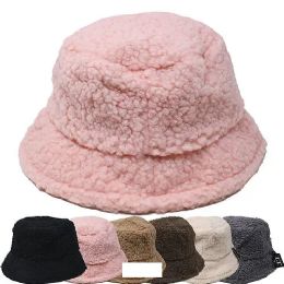12 of Women's Winter Sherpa Fur Bucket Hat