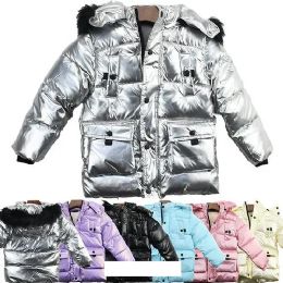 12 Pieces Girls' Hooded Jacket Reflective - Boys Winter Jacket