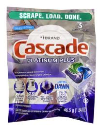 30 Pieces Cascade Platinum Plus Actionpacs Dishwasher Detergent - Pack Of 3 Pods - Cleaning Products