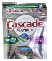 30 Pieces Cascade Platinum Plus ActionPacs Dishwasher Detergent Pods - 2 ct. - Cleaning Products