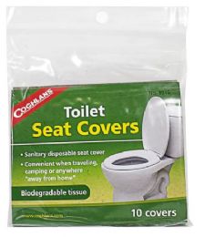 10 Pieces Coghlan's Toilet Seat Covers - Pack Of 10 - Personal Care Items