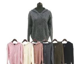 12 of Knitted Zipper Hoodie Heavy Cashmere