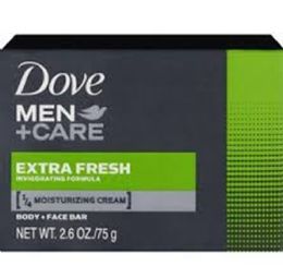 72 Wholesale Dove Men + Care Extra Fresh Bar Soap - 2.6 oz