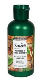24 Pieces Suave Almond & Shea Butter Moisturizing Shampoo - 3 oz - Shampoo & Conditioner