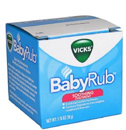 6 Pieces Vicks Baby Rub NoN-Medicated Soothing Chest Rub Ointment - 1.76 oz - Personal Care Items