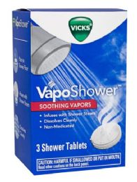 4 Pieces Vicks Vaposhower Steamers Shower Tablets - 3 ct - Personal Care Items