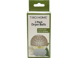 36 pieces Trio Home Two Pack Dryer Balls With Jasmine Scent - Laundry Detergent