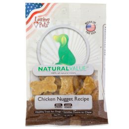 24 pieces Dog Treats Chicken Nugget 1.5 Oz Made In Usa - Pet Chew Sticks and Rawhide