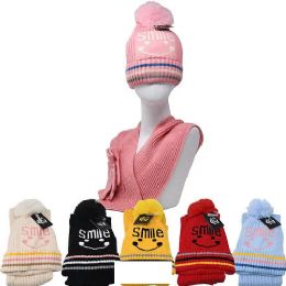 12 Pieces Kid's Fleece 3 Pc Set Hats/gloves/scarf - Kids Winter Gloves