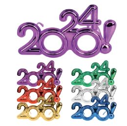24 Pieces 2024 New Year Glasses - New Years