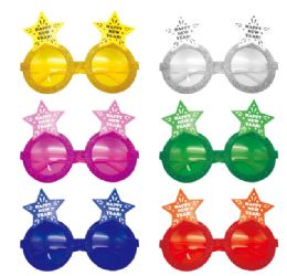 24 Pieces Happy New Year Glasses - New Years