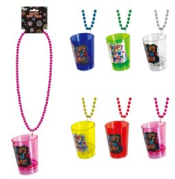 24 Pieces Led New Year Necklace With Flashing Cup - New Years
