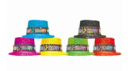 24 Pieces Glitter New Year Hat - New Years