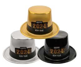 72 Pieces "2024" New Year Hat - New Years