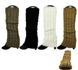 24 Pairs Womens Assorted Color Leg Warmers - Womens Leg Warmers