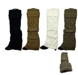 24 Pairs Womens Assorted Color Leg Warmers - Womens Leg Warmers