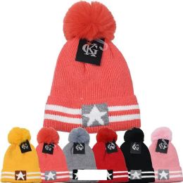 12 Pieces Kid's Fur Lining Winter Hat Abc - Kids Winter Gloves
