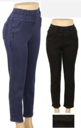 36 Pieces Women's Fleece Lined Jeans - Womens Pants