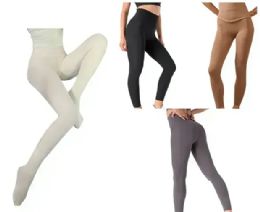36 Wholesale Womens High Waist Assorted Yoga Pants