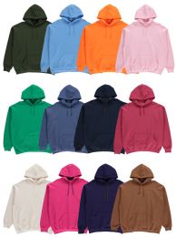 Unisex Irregular Cotton Hoodie Sweatshirt In Assorted Colors Medium
