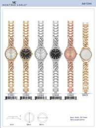 12 of Ladies Watch - 53442 assorted colors