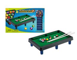 24 pieces 13" Billiards Table 20 Pcs Play Set Medium Size - Sports Toys