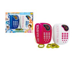 36 pieces 6.5" Classic Wired B/O Telephone Play Set (2 Pcs Set) (2 Asstd. Colors) - Toy Sets