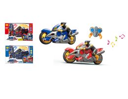 18 pieces 110.5" Remote Control Racer Light & Sound 2 Assorted Colors - Car, Planes, Trains & Bikes