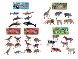 48 of Dinosaur, Farm, Horse & Jungle (6 Pcs Set)(2 Asstd. Styles) Medium Size 
