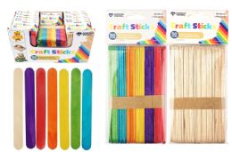 24 Pieces Craft Sticks (assorted) - Craft Wood Sticks and Dowels