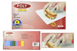 10 of Disposable Poly Gloves (500 Ct)