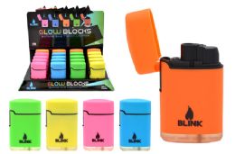 20 Pieces FliP-Top Torch Lighter (soft Touch Neon) - Lighters