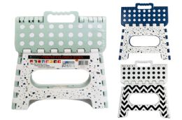 12 Pieces Folding Step Stool (9") (designs) - Home Accessories