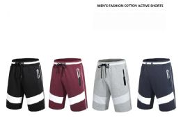 24 of Men's Cotton Active Shorts Pack B