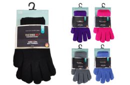 12 Pairs Kid's Gloves With Thermal Lining - Kids Winter Gloves
