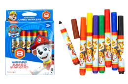 12 Pieces Markers (8 Pk) (jumbo) (paw Patrol) - Markers