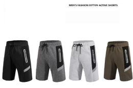 24 of Men's Cotton Active Shorts Pack A