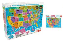 6 of RE-Marks Jigsaw Puzzle (850 Pc) (usa Map) (made In Usa)