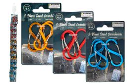 12 Packs S-Biners (2") (3 Pk) (clip Strip) - Rope and Twine