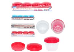 24 Pieces 4 Piece Snack Containers - Food Storage Containers