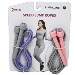36 of 2pk Lavender/coral Speed Jump Rope C/p 36